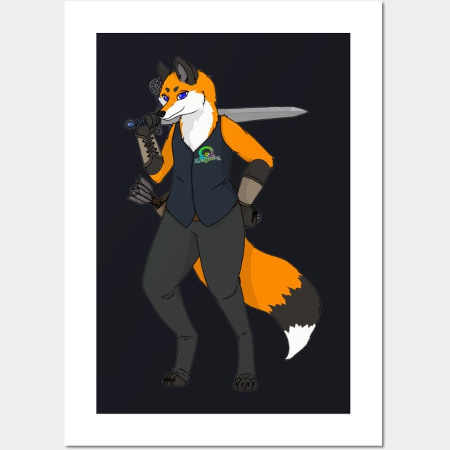 Flare Fox (Kaosgaming) Wall Art by Flarefox97